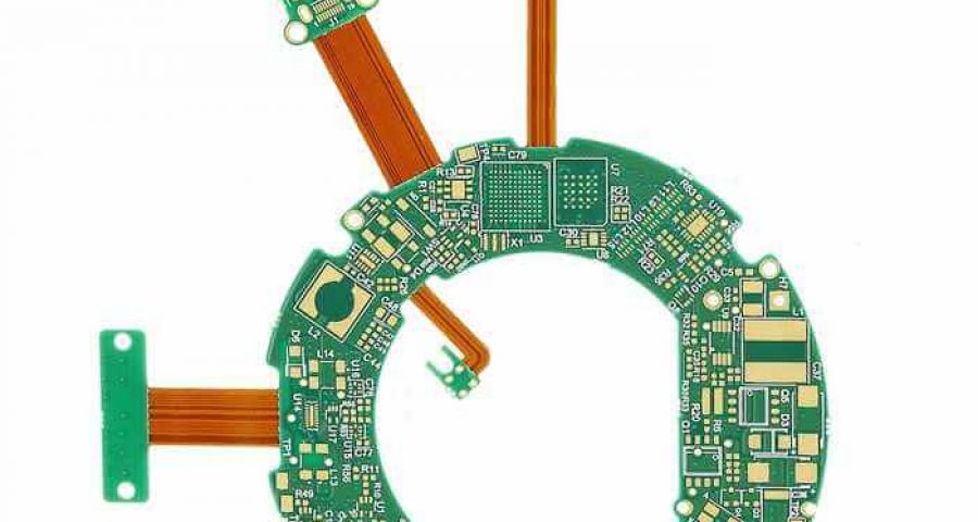 rigid flex pcb 6 layer HDI