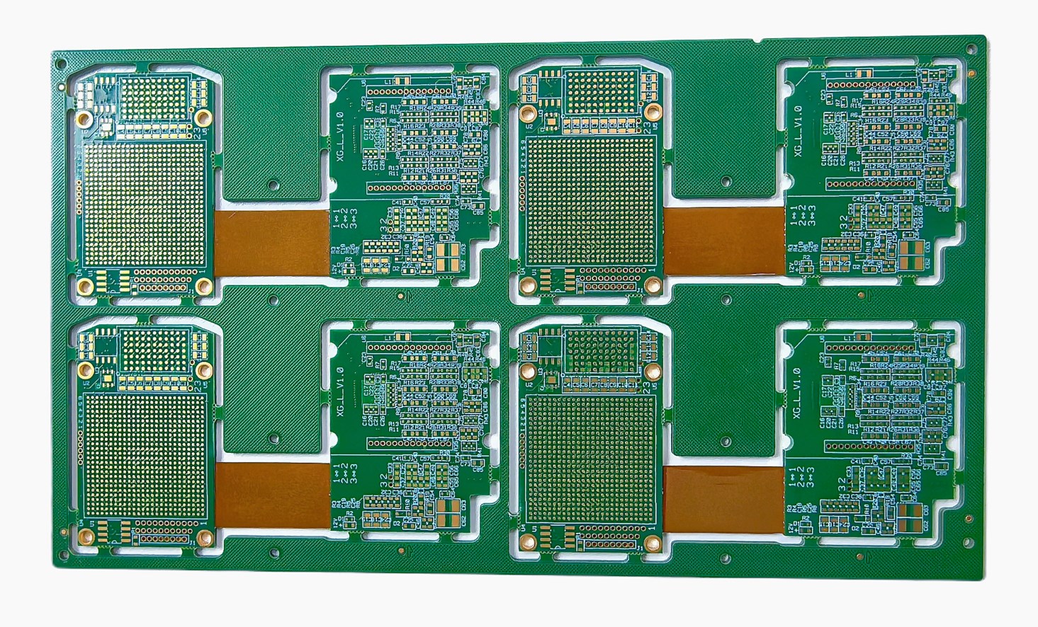 10 layer rigid flex PCb for medical Quick-turn Rigid Flex PCB -10 Layer